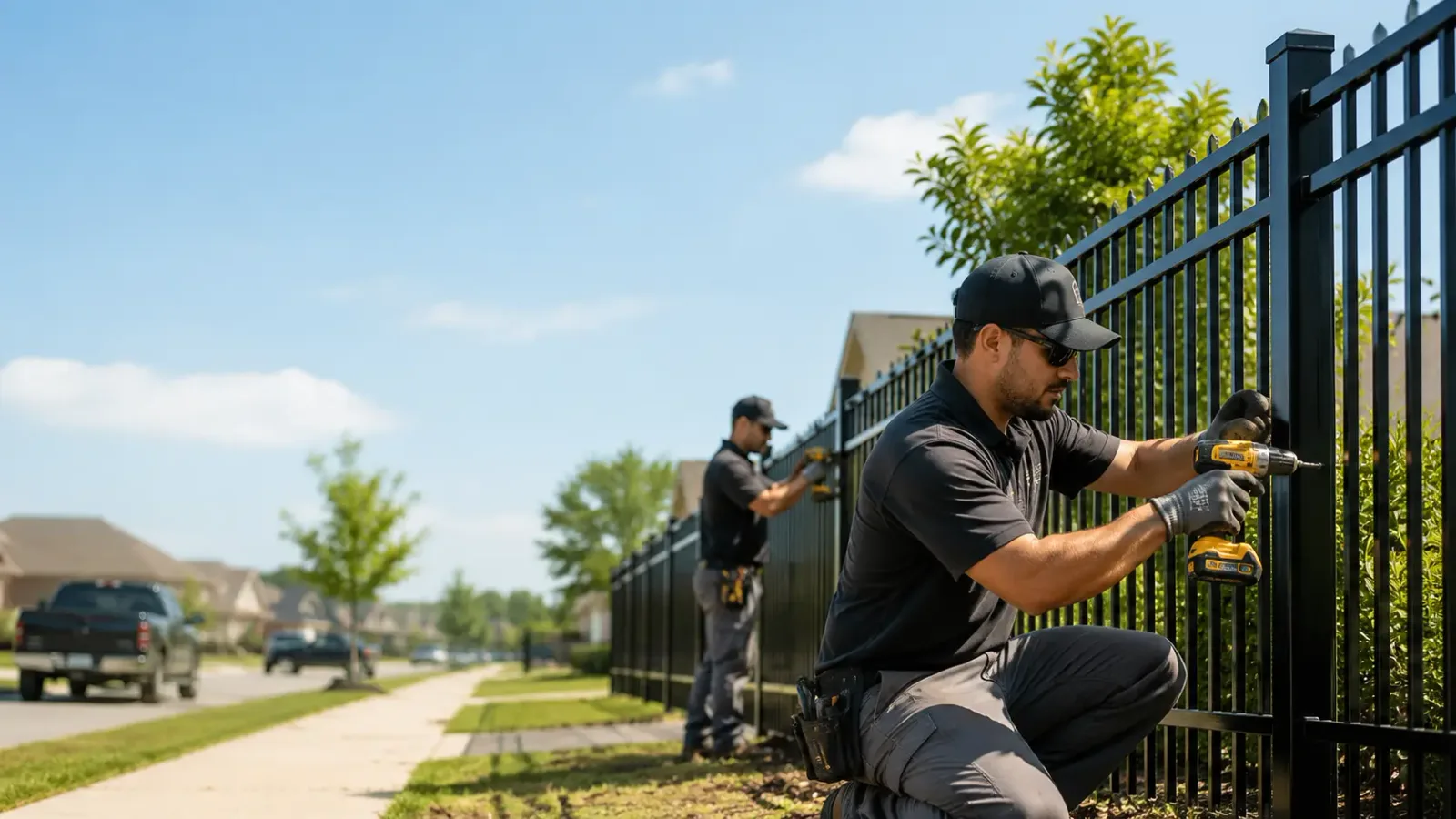 Metal Fence Installation in York, ME